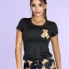 PIjama osos fondo negro camiseta