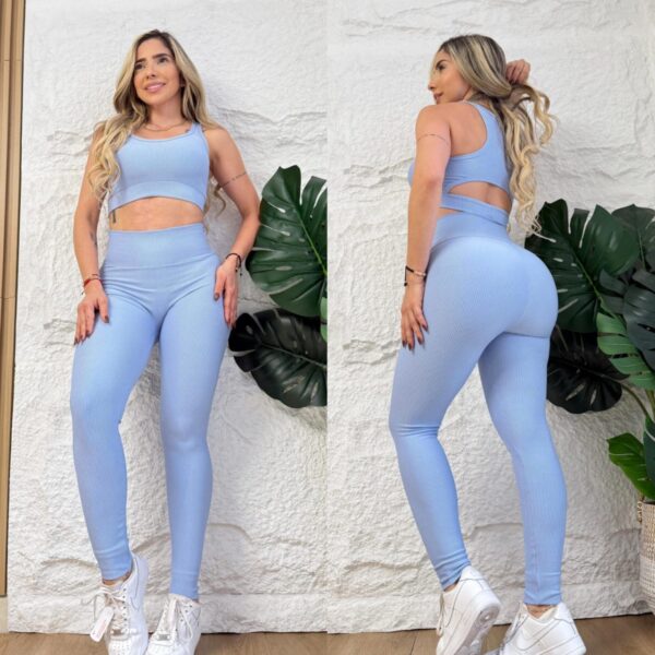 Conjunto Rib top abertura